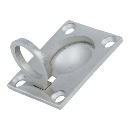 Luikring nikkel mat 48 x 38 mm