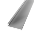 Eindprofiel 301 ongeboord 3 mm zilver