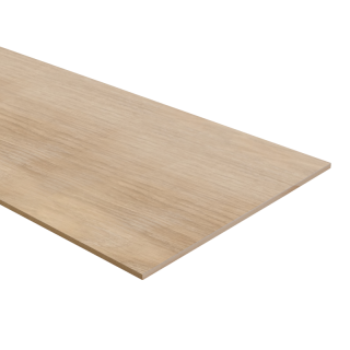 Dubbel stootbord zand eiken 115 x 40 cm
