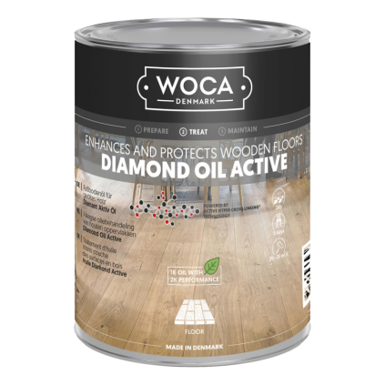 WOCA Diamond Oil Active concrete grey 0,75L