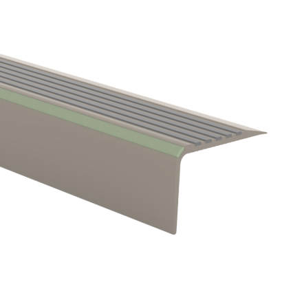 Trapkant kunststof TKNG A45 champagne 1245