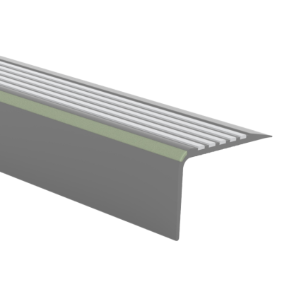 Trapkant kunststof TKNG A45 donkergrijs 0146