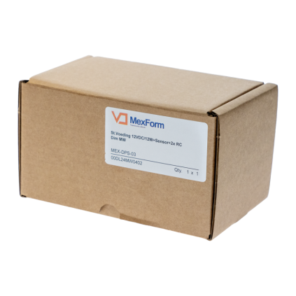 Mexform LED-verlichting sensor trap zwart