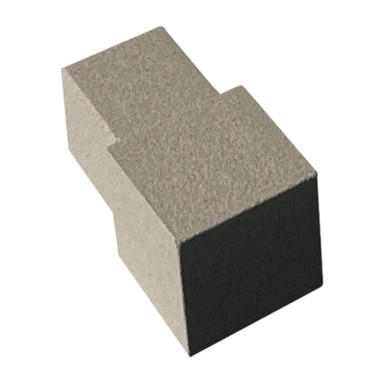 SUBSTRAT Hoekstuk alu gec lichtgrijs 9 mm