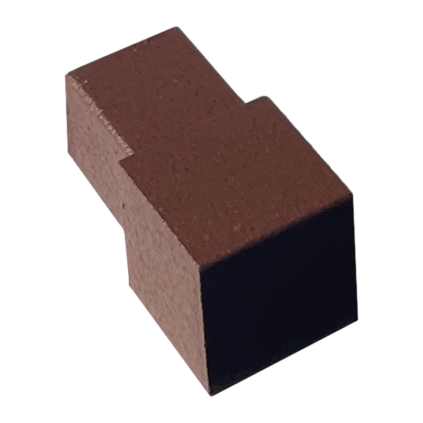 SUBSTRAT Hoekstuk alu gec koper 9 mm