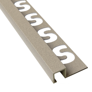 SUBSTRAT prof vierkant alu gec zand 9mm x 2,5M