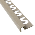 SUBSTRAT prof vierkant alu gec zand 9mm x 2,5M