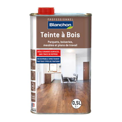 Blanchon houtbeits NF donkergrijs 0,5L