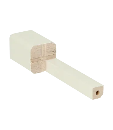 Binnenhoek plint 90x18 wit RAL 9010