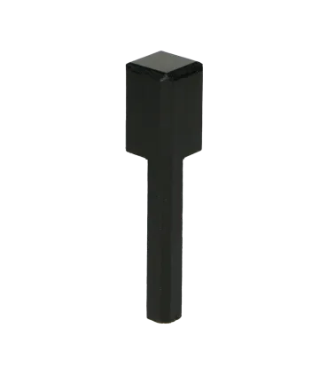 Binnenhoek plint 90x18 zwart RAL 9005