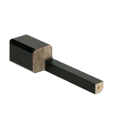 Binnenhoek plint 90x18 zwart RAL 9005