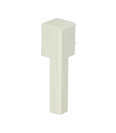 Binnenhoek plint 85x22 wit RAL 9010