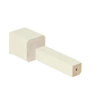 Binnenhoek plint 85x22 wit RAL 9010