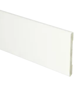 MDF Moderne plint 70x6 wit voorgelakt RAL 9016