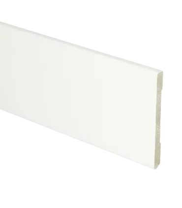 MDF Moderne plint 70x6 wit voorgelakt RAL 9016