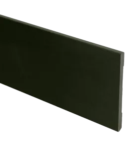 MDF Moderne plint 90x6 zwart voorgelakt RAL 9005