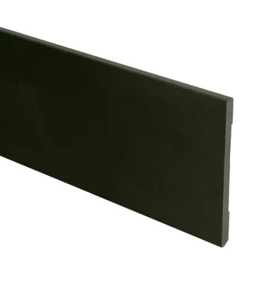 MDF Moderne plint 90x6 zwart voorgelakt RAL 9005