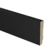 MDF plint recht 70x15 zwart gefolied