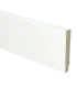 MDF plint recht 90x15 wit gefolied 2,4 mtr