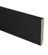 MDF plint recht 90x15 zwart gefolied