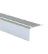 Trapkant kunststof TKNG A45 aluminium 1160