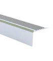 Trapkant kunststof TKNG A45 aluminium 1160