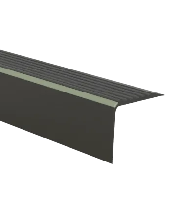 Trapkant kunststof TKNG A45 ZK zwart/zwart 0110