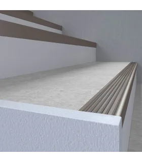 Trapkant kunststof TKNG 3,5 40 lichtgrijs 0138