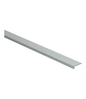 Hoeklijnprofiel zelfkl. 4 mm tbv PVC klik zilver