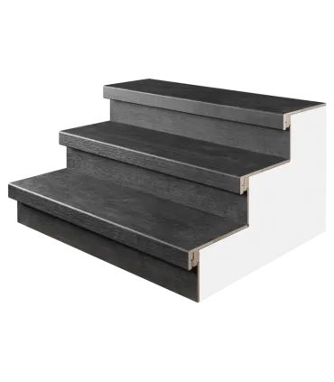 Dubbel stootbord donkere zandsteen 92 x 40 cm