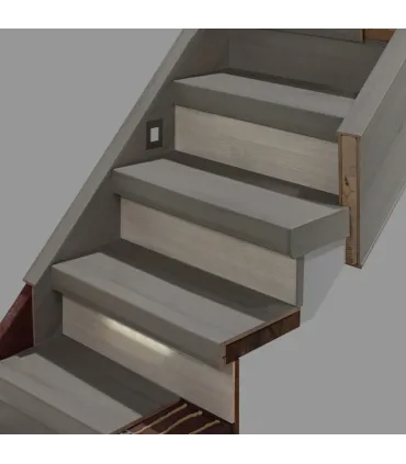 Dubbel stootbord donkere zandsteen 92 x 40 cm