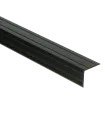 Duo-hoeklijnprofiel zelfkl. 24,5 x 30 mm matzwart 1M