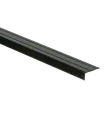 Hoeklijnprofiel zelfkl. 10 mm matzwart 1M