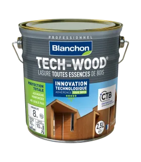 Blanchon Tech-Wood lazuurbeits heldere eik 2,5 L | Tukvloeren.nl