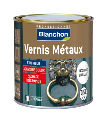 Blanchon metaalvernis kleurloos glanzend 0,5 L | Tukvloeren.nl
