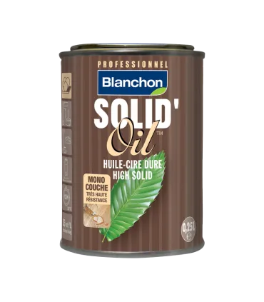 Blanchon Solid'Oil hardwaxolie tanner's brown 124 250ml | Tukvloeren.nl