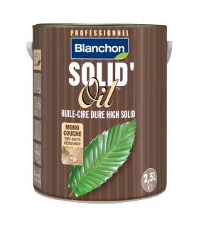 Blanchon Solid'Oil hardwaxolie tanner's brown 124 2,5L | Tukvloeren.nl
